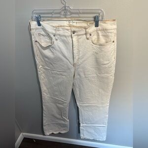 Jessica Simpson Women's Ivory Charmed Ankle Flare Jeans Pants Size 32‎